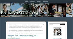 Desktop Screenshot of baumanblog.com